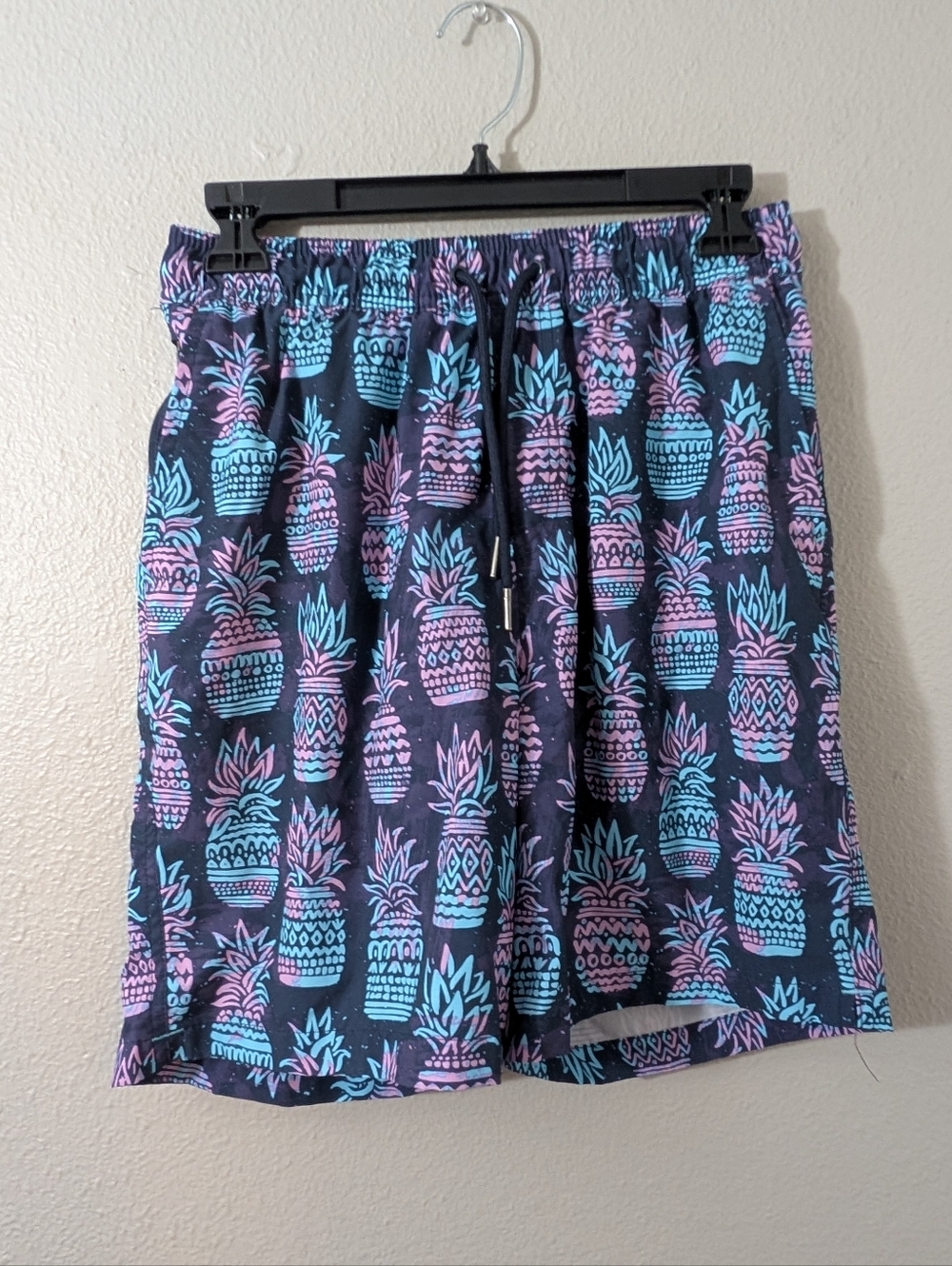 Goodfellow Men's Size Small Pineapple Swim Trunks with Boxer Brief Shorts Liner - Picture 5 of 8